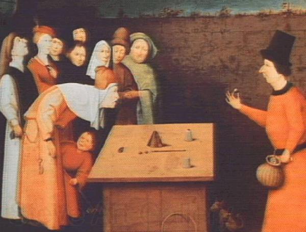 BOSCH, Hieronymus The Magician gfh France oil painting art